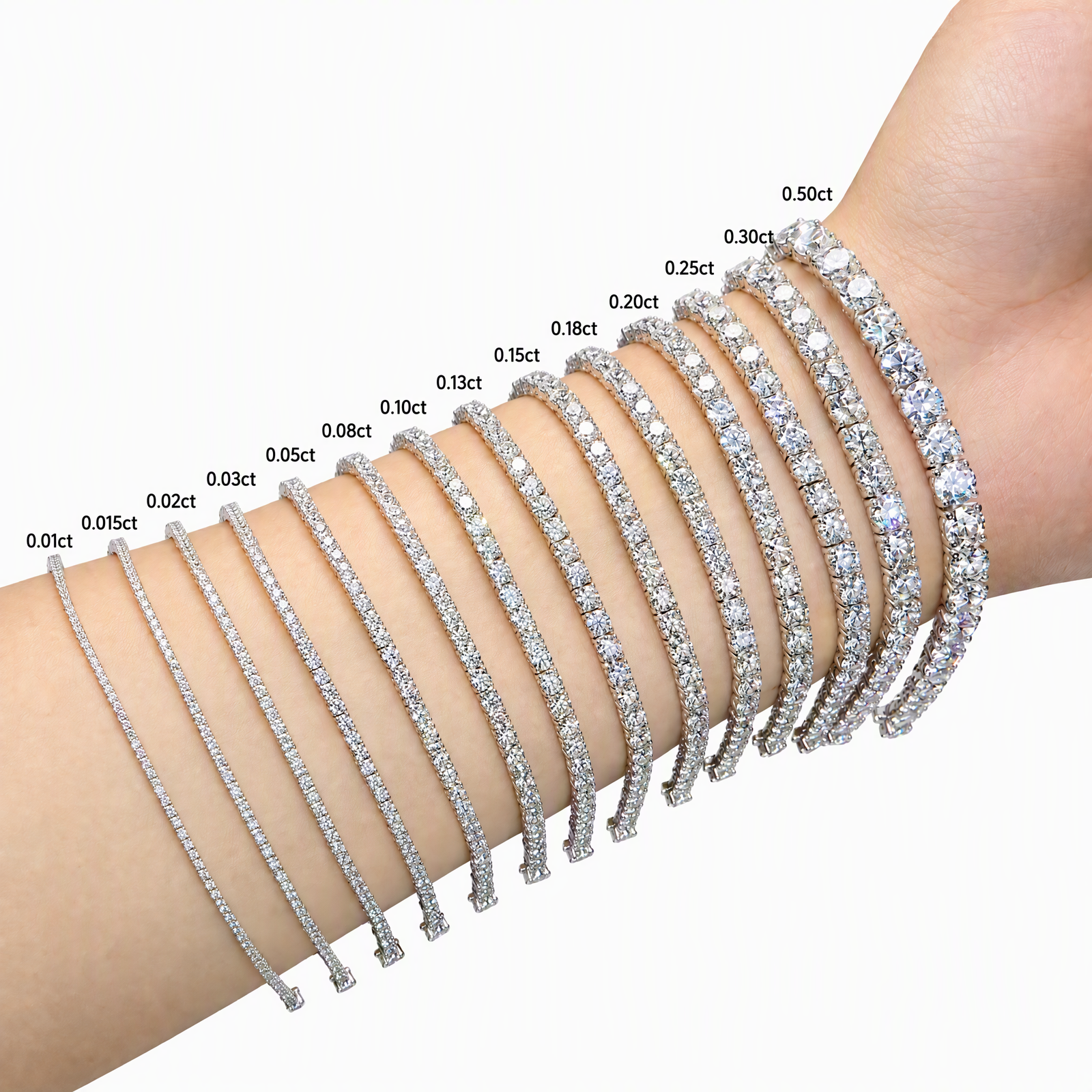 Lab Diamond Tennis Bracelet